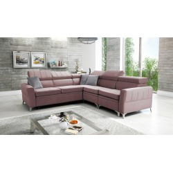 Luxury Corner Sofa Modena IV with Sleeping Function – Velvet, Amor Velvet 4308