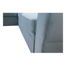 Кутовий диван Modena II з функцією сну в тканині Velvet, Amor velvet 4318 | Ідеальне поєднання стилю та функціональності