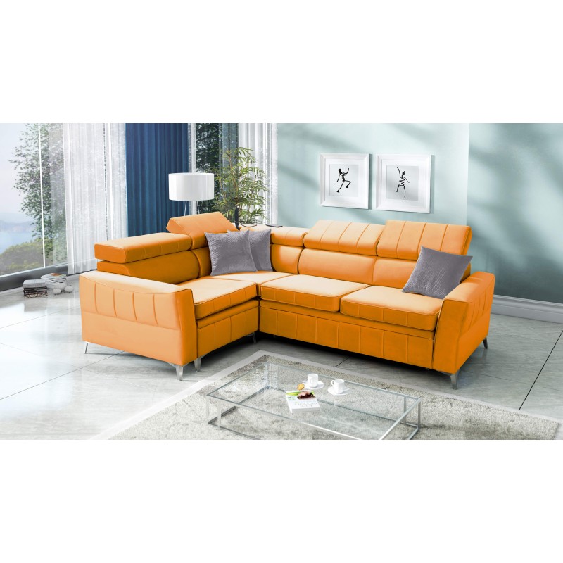 Диван Modena II з функцією сну в тканині Velvet, Amor velvet 4309 | Ідеальне поєднання стилю та функціональності