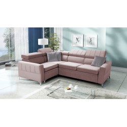 Modena II corner sofa bed in Velvet fabric, Amor velvet 4308 | The perfect combination of style and functionality