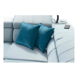 Sofá esquinero Modena II con función para dormir en tela de terciopelo, Amor velvet 4308 | La combinación perfecta de estilo y f