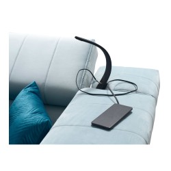 Esquinero Modena II con función de cama en tela Velvet, Amor velvet 4303 | La combinación perfecta de estilo y funcionalidad.