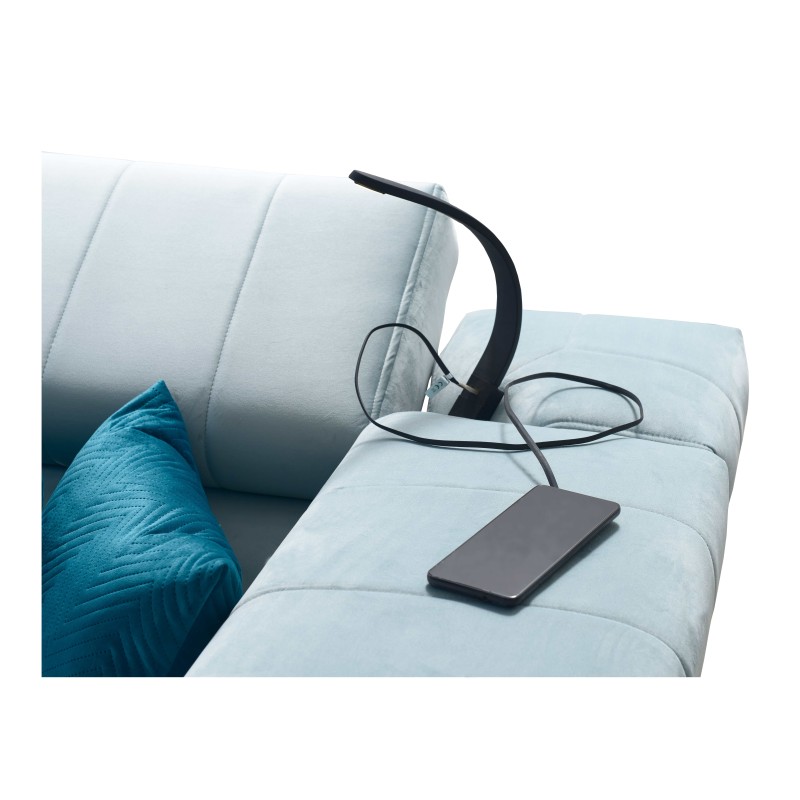 Modell Modena II mit Schlaffunktion in Velvet-Stoff, Amor Velvet 4303 | Perfekte Kombination aus Stil und Funktionalität