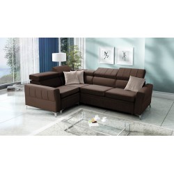 Ecksofa Modena II mit Schlaffunktion im Stoff Velvet, Amor Velvet 4301 | Perfekte Kombination aus Stil und Funktionalität