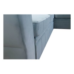 Esquina Modena II con función de cama en tela Velvet, Amor velvet 4318 | La combinación perfecta de estilo y funcionalidad