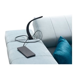 Modena II Ecksofa mit Schlaffunktion im Samtstoff, Amor Velvet 4318 | Die perfekte Kombination aus Stil und Funktionalität