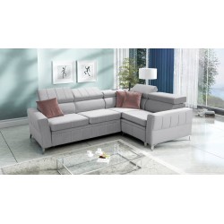 Esquina Modena II con función de cama en tela Velvet, Amor velvet 4318 | La combinación perfecta de estilo y funcionalidad