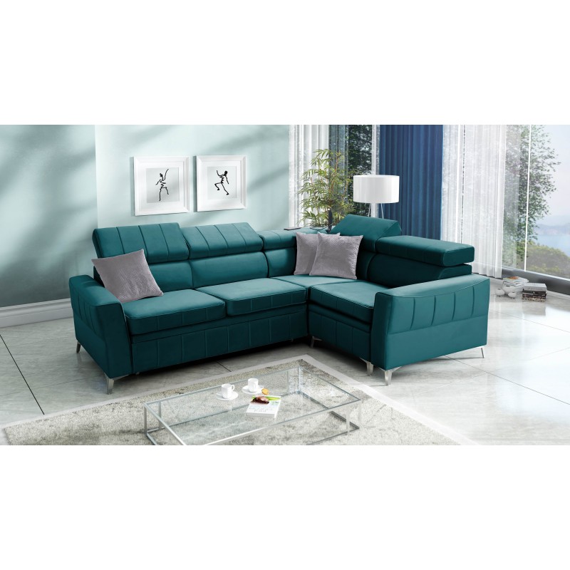 Диван Modena II з функцією сну в тканині Velvet, Amor velvet 4312 | Ідеальне поєднання стилю та функціональності