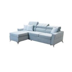 Esquinero Modena I con Función de Cama - Terciopelo, Amor velvet 4318 | Tu Lugar de Confort.