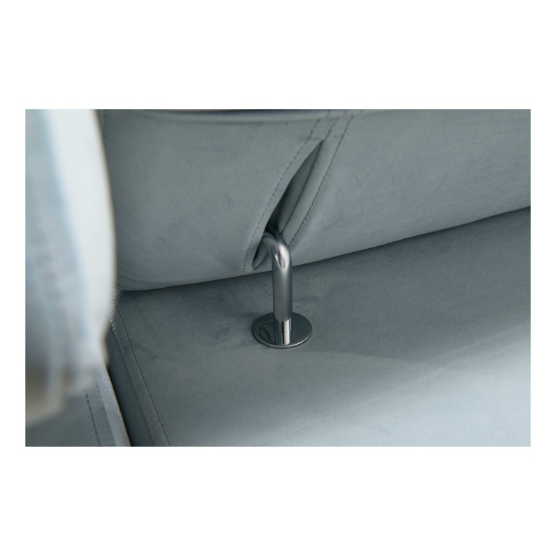 Modena I Corner Sofa with Sleeping Function - Velvet, Amor Velvet 4303 | Your Place of Comfort