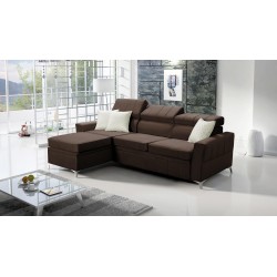 Esquina Modena I con Función para Dormir - Terciopelo, Amor velvet 4301 | Tu Lugar de Confort