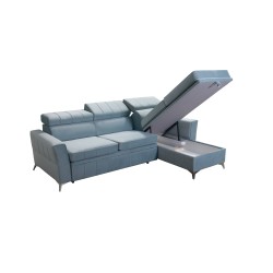 Кутовий диван Modena I з функцією сну - Velvet, Amor velvet 4301 | Ваше місце комфорту