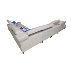 Narożnik Zetta IX z funkcją spania i barem - Velvet, Jaguar 2162 | Luksusowy i funkcjonalny mebel