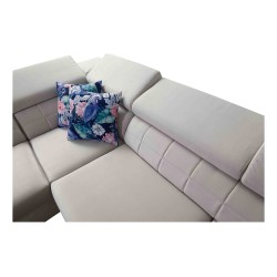 Ecksofa Zetta IX mit Schlaffunktion und Bar - Velvet, Jaguar 2162 | Luxuriöses und funktionales Möbelstück