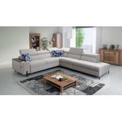 Zetta VIII Corner Sofa with Velvet, Jaguar 2162 - Elegance, Comfort, and Functionality