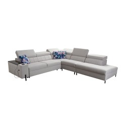 Ecksofa Zetta VIII aus Velvet, Jaguar 2162 - Eleganz, Komfort und Funktionalität