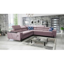 Zetta IV Corner Sofa with Velvet, Jaguar 2171 - Luxury and Comfort Within Your Reach