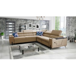 Zetta IV Corner Sofa with Velvet, Jaguar 2176 - Luxury and Comfort Within Your Reach