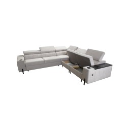 Zetta IV Corner Sofa with Velvet, Jaguar 2171 - Luxury and Comfort Within Your Reach