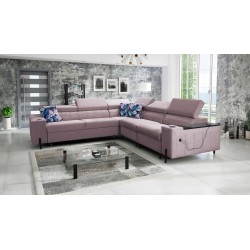 Zetta IV Corner Sofa with Velvet, Jaguar 2171 - Luxury and Comfort Within Your Reach