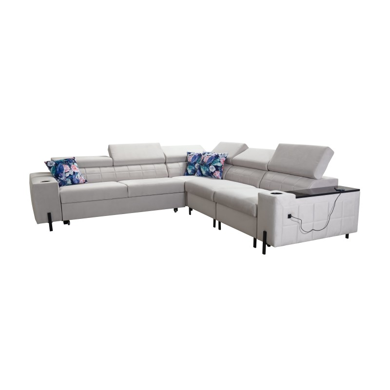 Ecksofa Zetta IV aus Velvet, Jaguar 2167 - Luxus und Komfort in Ihrer Reichweite