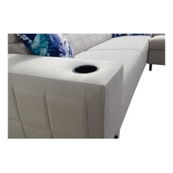 Zetta IV Corner Sofa with Velvet, Jaguar 2167 - Luxury and Comfort Within Your Reach