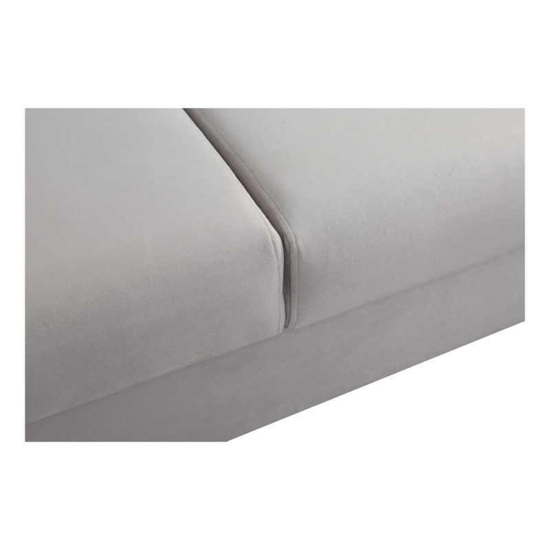 Zetta III corner sofa with sleeping function and USB port - Velvet, Jaguar 2180