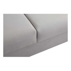 Zetta III corner sofa with sleeping function and USB port - Velvet, Jaguar 2171