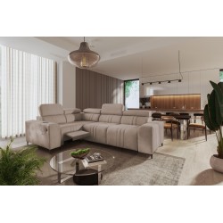 Esquina Verona II Mix con función de dormir y relajación manual | Tu oasis de confort