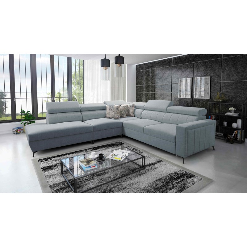 Arco VIII corner sofa with sleeping function and adjustable headrests