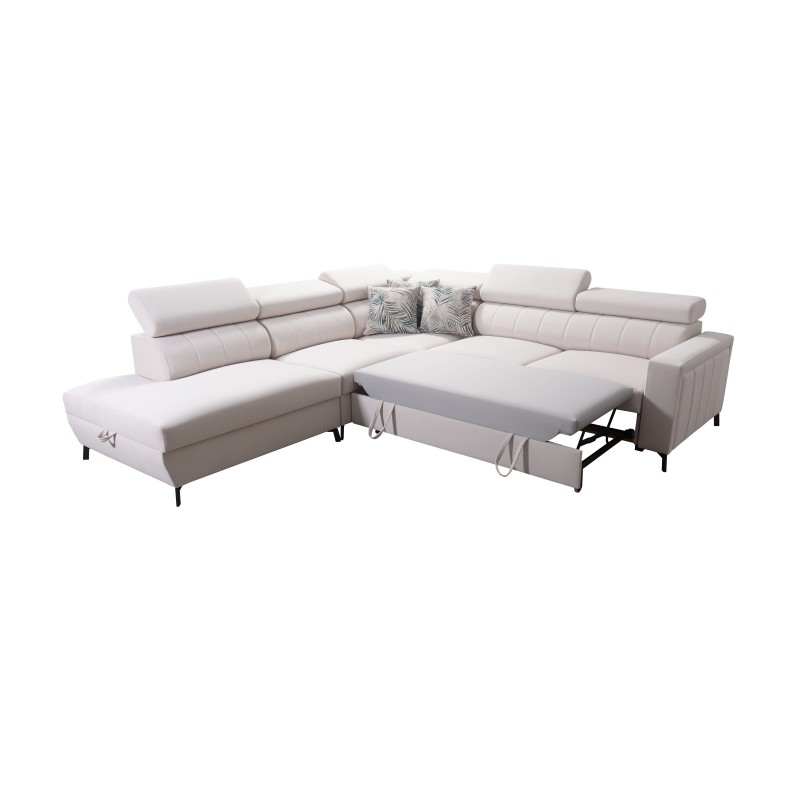Arco VIII corner sofa with sleeping function and adjustable headrests