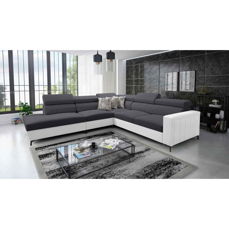 Arco VIII corner sofa with sleeping function and adjustable headrests