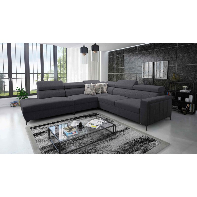 Arco VIII corner sofa with sleeping function and adjustable headrests