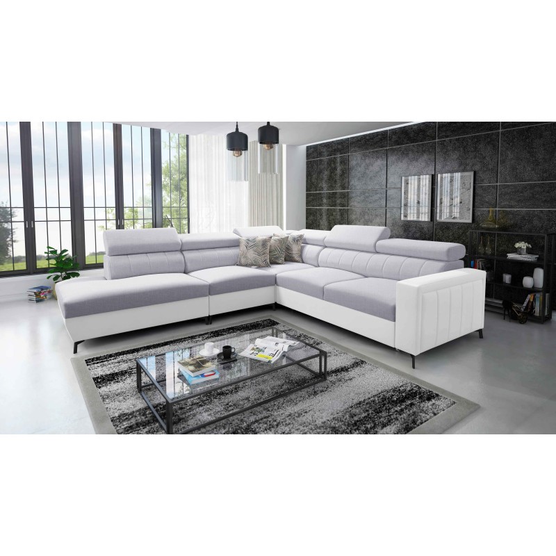 Arco VIII corner sofa with sleeping function and adjustable headrests