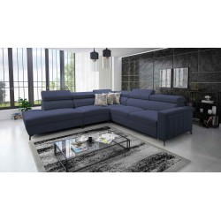 Arco VIII Ecksofa mit Schlaffunktion, verstellbare Kopfstützen tka