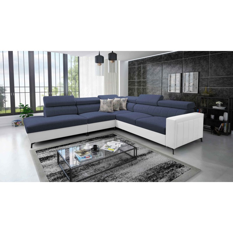 Arco VIII corner sofa with sleeping function and adjustable headrests