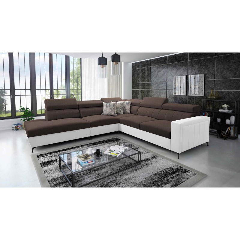 Arco VIII corner sofa with sleeping function and adjustable headrests
