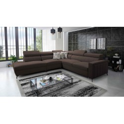 Arco VIII Ecksofa mit Schlaffunktion, verstellbare Kopfstützen tka