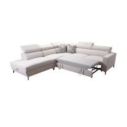 Arco VIII corner sofa with sleeping function and adjustable headrests