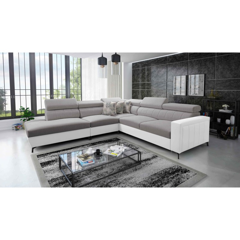 Arco VIII corner sofa with sleeping function and adjustable headrests