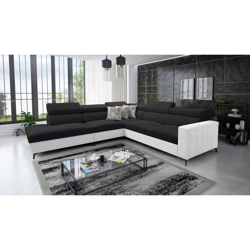 Arco VIII corner sofa with sleeping function and adjustable headrests