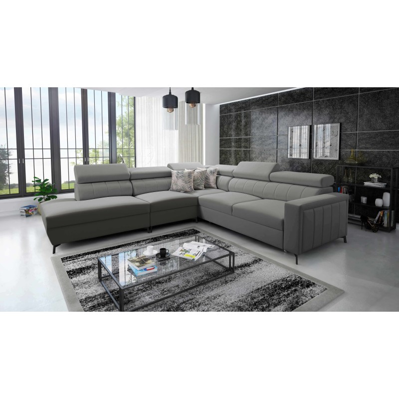 Arco VIII corner sofa with sleeping function and adjustable headrests
