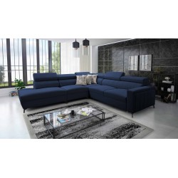 Arco VIII Ecksofa mit Schlaffunktion, verstellbare Kopfstützen tka