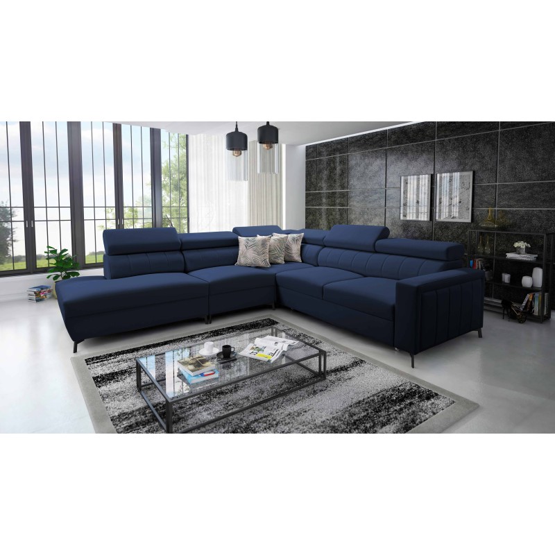 Arco VIII corner sofa with sleeping function and adjustable headrests