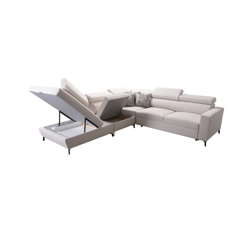 Arco VIII corner sofa with sleeping function and adjustable headrests