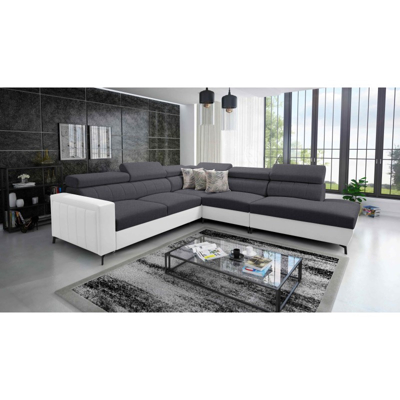Arco VIII corner sofa with sleeping function and adjustable headrests