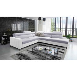 Arco VIII Ecksofa mit Schlaffunktion, verstellbare Kopfstützen tka