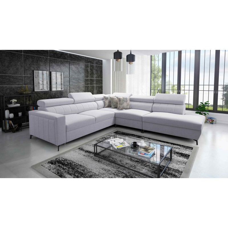 Arco VIII corner sofa with sleeping function and adjustable headrests