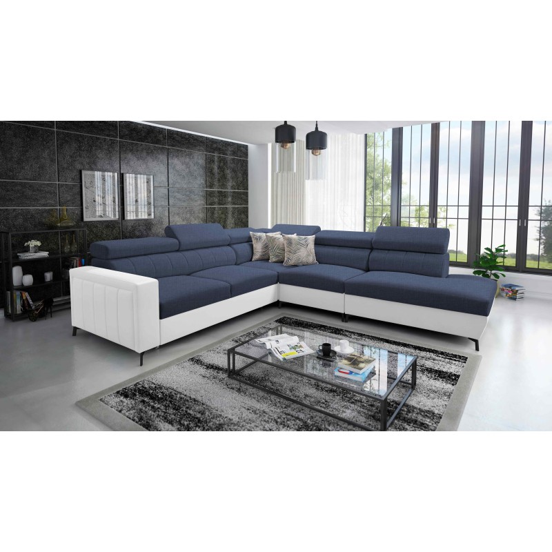 Arco VIII corner sofa with sleeping function and adjustable headrests