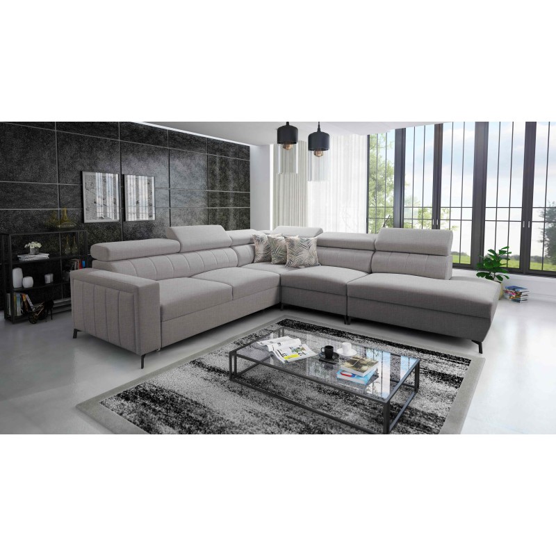 Arco VIII corner sofa with sleeping function and adjustable headrests